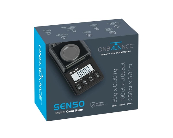 On Balance SEN-250 Senso Carat Milligram Scale